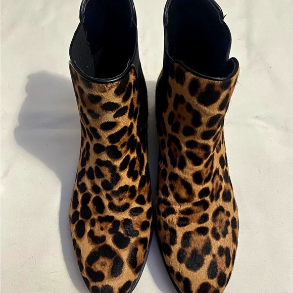Leopard Print Ankle Boots Nine West - Picture 4 of 6